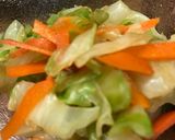 キャベツと人参の醤油和え作り方4写真