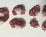 砂ずり（砂肝）のニンニク醤油炒め作り方1写真