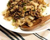 生姜たっぷり☆れんこんとひき肉のそぼろ丼作り方5写真