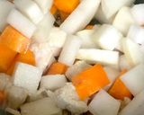 大根×人参×鶏ムネ肉のとろみ煮作り方1写真