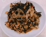 甘辛が旨い！蓮根が入った、ひじきの煮物！作り方5写真