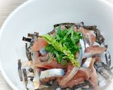 薬味たっぷり！鰹のたたきの漬け丼作り方4写真