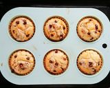 米粉で作る☆チョコバナナマフィン。作り方7写真