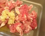 スライス大根と豚こま肉の生姜焼き作り方1写真