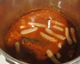 骨まで食べれる秋刀魚とソーセージのパスタ作り方4写真