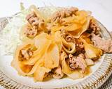 スライス大根と豚こま肉の生姜焼き作り方5写真