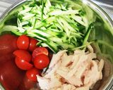サラダチキンで♪ぱぱっとサッパリサラダ☆作り方2写真