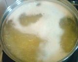 春菊とベーコンの和風パスタ✿きのこ醤油味作り方1写真