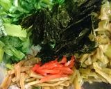 海苔とチンゲン菜中華風和え物作り方2写真