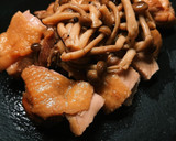 簡単！麺つゆDE鶏肉ときのこの照り煮♪作り方10写真