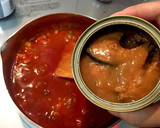 さば味噌煮缶と野菜とお豆のトマトスープ作り方8写真