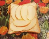 至福のコンビ♪はちみつとりんごのトースト作り方4写真