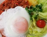 ☆ひき肉トマト味ロコモコ丼☆作り方3写真