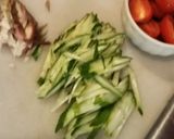 ツナとトマトのぶっかけそうめん作り方1写真