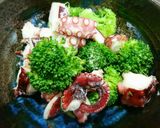プチおかず♥タコとブロッコリーわさびマヨ作り方8写真