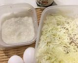レンジで、ほぼ お好み焼き作り方1写真