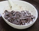 こだわりのチョコモンブラン*ロールケーキ作り方20写真