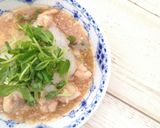 ポリ袋で湯煎する『鶏もものみぞれ煮』作り方9写真