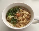 マグカップで揚げ出し豆腐風スープ作り方4写真