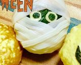 ハロウィン ミイラカボチャキャラおにぎり作り方4写真