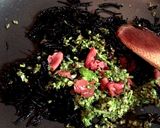 シソの実入り＊梅ひじき＊作り方1写真