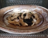 天然マイタケと乾燥ワカメの焼きキノコ＾＾作り方6写真