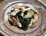 天然マイタケと乾燥ワカメの焼きキノコ＾＾作り方7写真