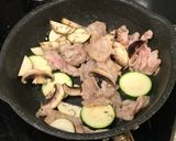 10分でできる豚肉と水菜の和風パスタ☆作り方5写真