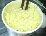 カップヌードルで！チーズカレーナポリタン作り方7写真