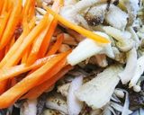 メンツユで簡単鳥胸肉と野菜の炊き込みご飯作り方1写真