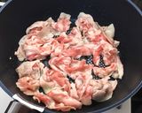 豚バラとキャベツのわさび風味パスタ作り方2写真