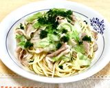 豚バラとキャベツのわさび風味パスタ作り方6写真