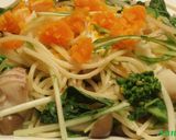 水菜と鱈の春パスタ作り方5写真