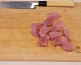 びんちょうまぐろのネギ塩ステーキ作り方1写真