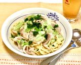 豚バラとキャベツのわさび風味パスタ作り方7写真