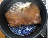 ポリ袋で湯煎する『鶏もものみぞれ煮』作り方7写真