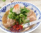 ポリ袋で湯煎する『鶏もものみぞれ煮』作り方10写真