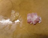 簡単昼食　なすとベーコンのペペロンチーノ作り方2写真
