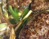 昆布つゆで照り焼きキムチ乗せハンバーグ♪作り方8写真