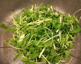 さば缶の簡単副菜☆さばと水菜のサラダ作り方1写真