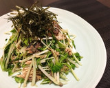 さば缶の簡単副菜☆さばと水菜のサラダ作り方4写真