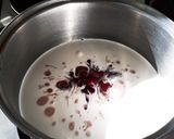材料４つココナッツクリームぜんざい作り方3写真