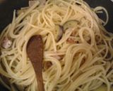 簡単昼食　なすとベーコンのペペロンチーノ作り方7写真