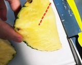 パイナップル切り方☆冷凍パインスティック作り方5写真
