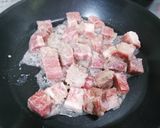 安いサイコロステーキを高級風に仕上げる!作り方1写真
