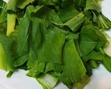 チンゲン菜のクリーム煮作り方1写真