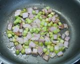 朝食！アスパラベーコンの目玉焼き作り方1写真