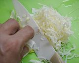 初めてでも簡単！キャベツの千切り作り方4写真