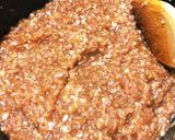 ごろごろ鶏そぼろ丼作り方1写真