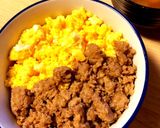 ごろごろ鶏そぼろ丼作り方8写真